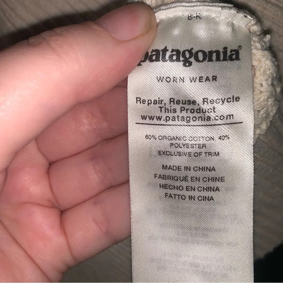 Patagonia  Organic Cotton Knit 1/2 Zip Pullover Sweater S - Picture 4 of 9